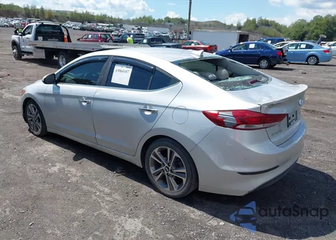 2017 Hyundai Elantra Limited from USA, damaged, VIN 5NPD84LF4HH093928